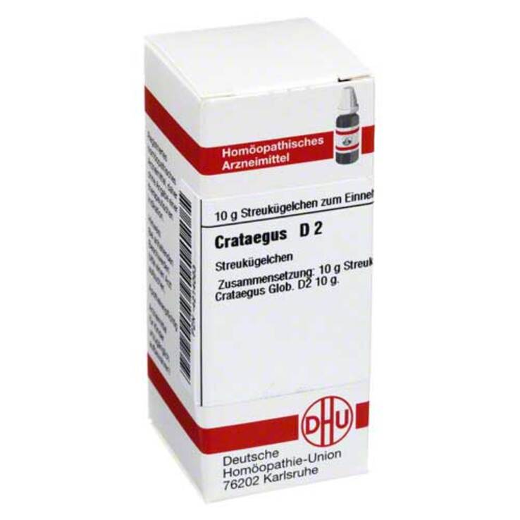 DHU Crataegus D 2 Globuli, 10 g