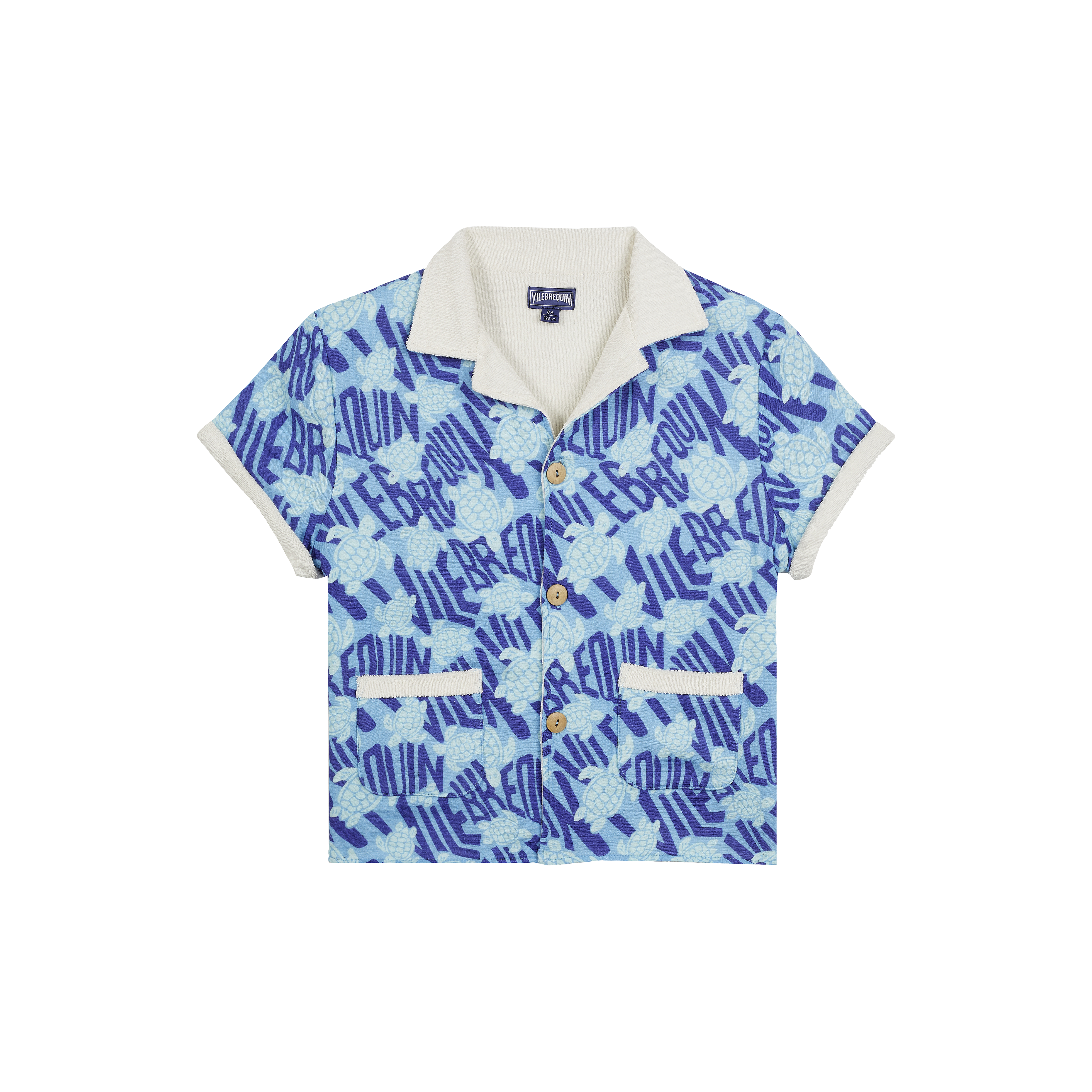 Chemise en coton garçon Ronde des Tortues Logo