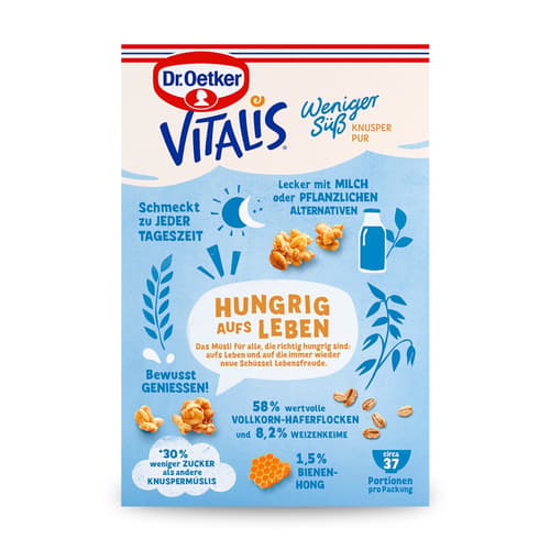 Vitalis Weniger süß Knusper Pur