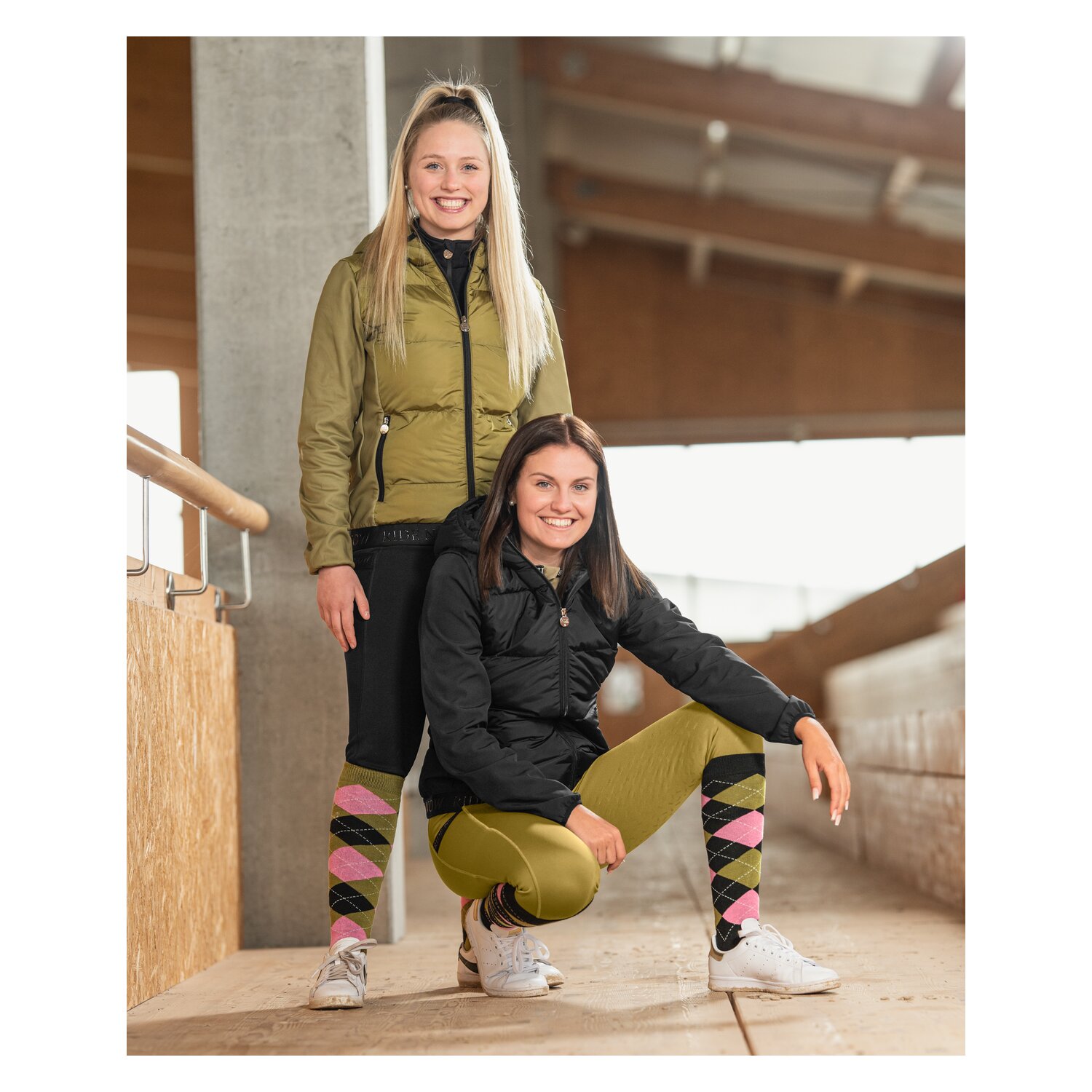 RIDE now Thermo-Reitleggings  - moss