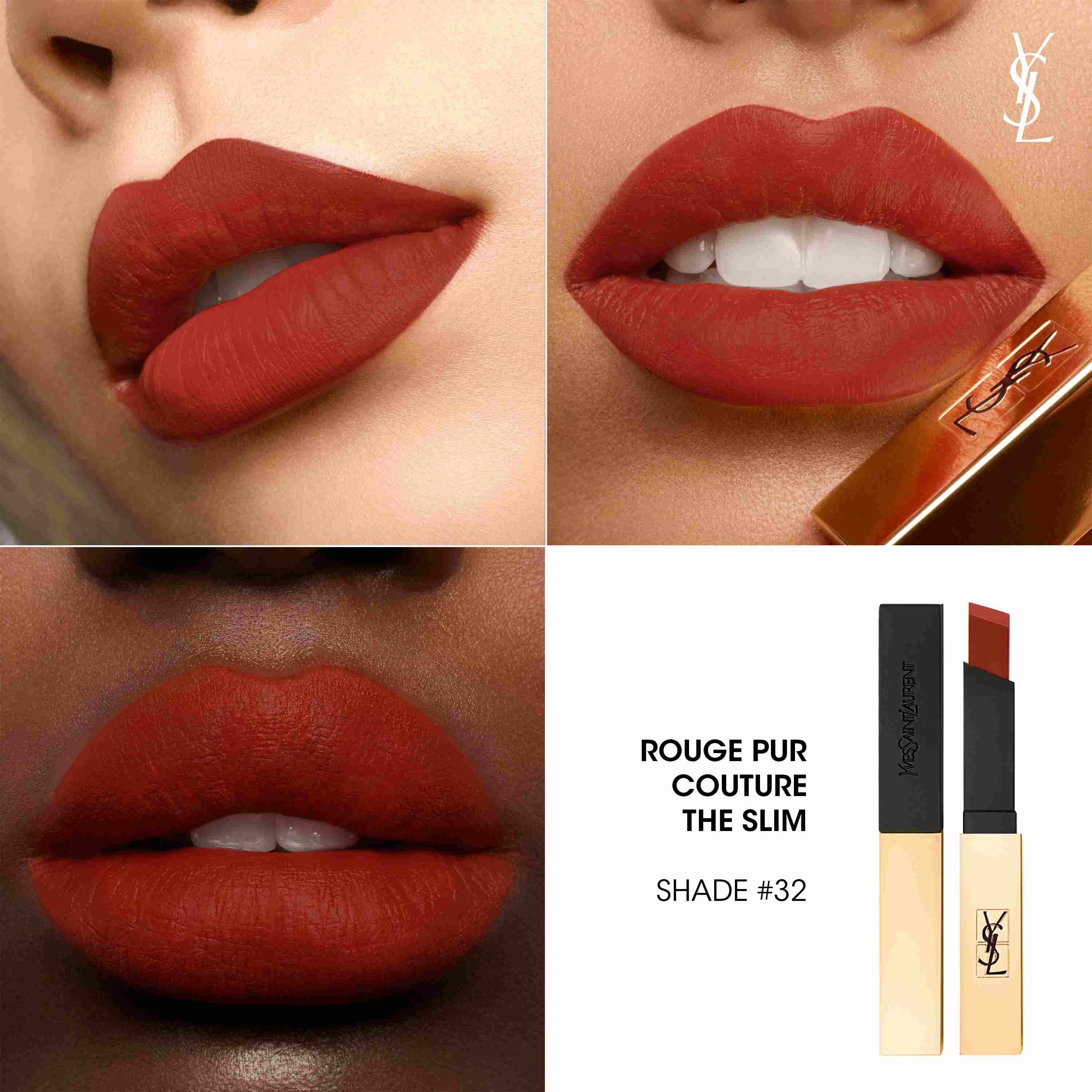 Rouge Pur Couture The Slim  Rouge à Lèvres Ultra-Mat - 32 DARE TO ROUGE