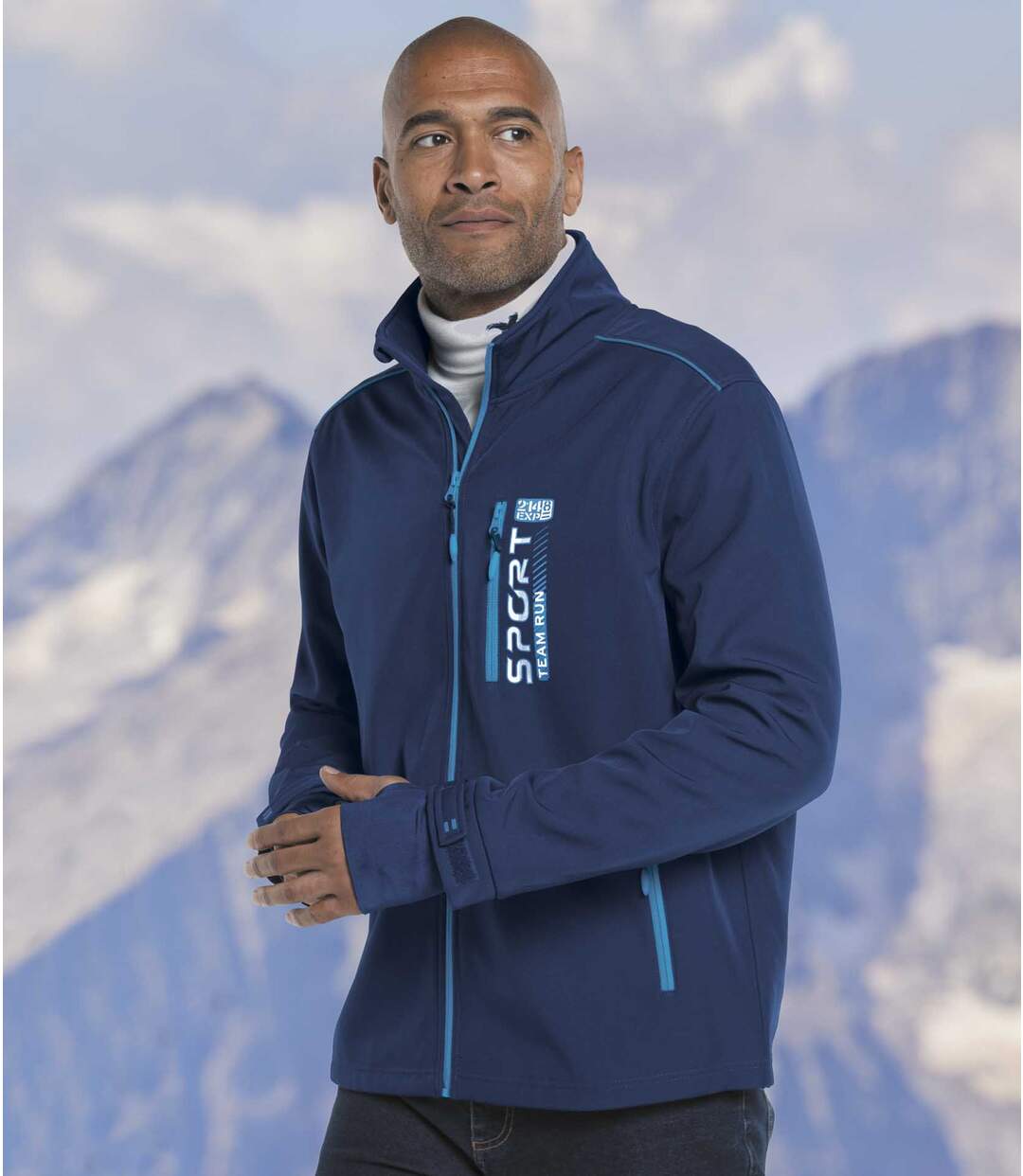 Blouson Softshell Doublé Micropolaire Sport Team
