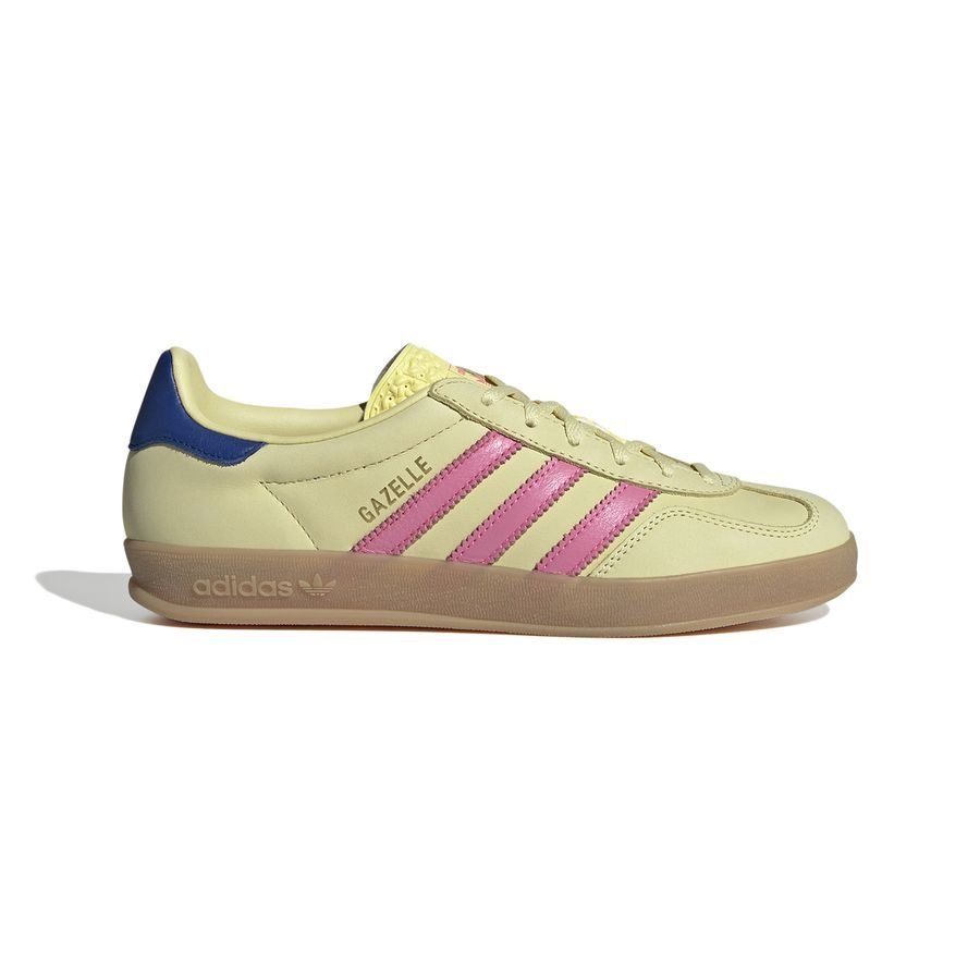 adidas Originals Chaussures Gazelle - Powder Yellow/Lucid Pink/Bleu Femme