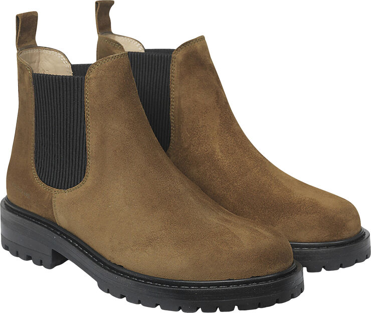 ANGULUS Støvle med elastik 2209/019 mustard/sort