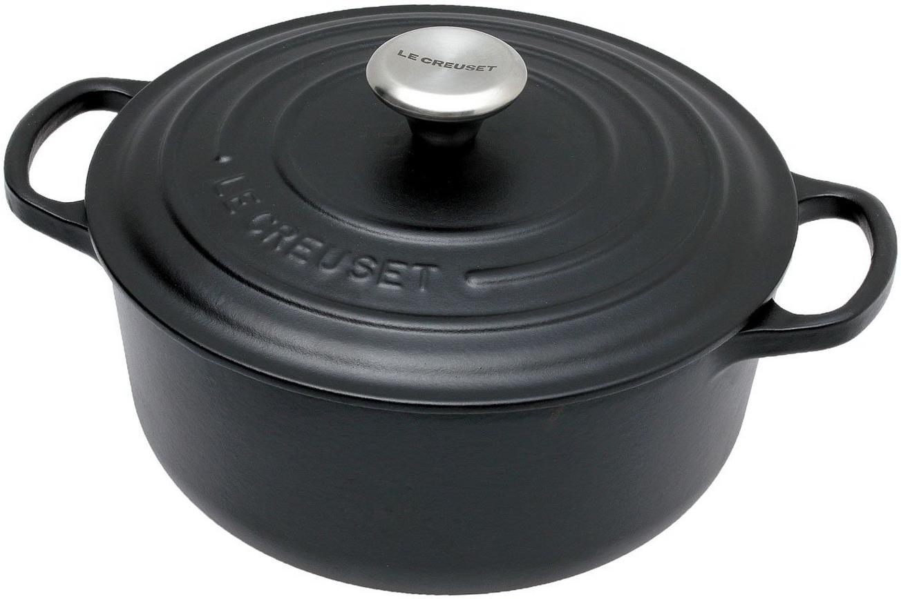 Le Creuset braadpan - cocotte 20cm, 2,4L zwart