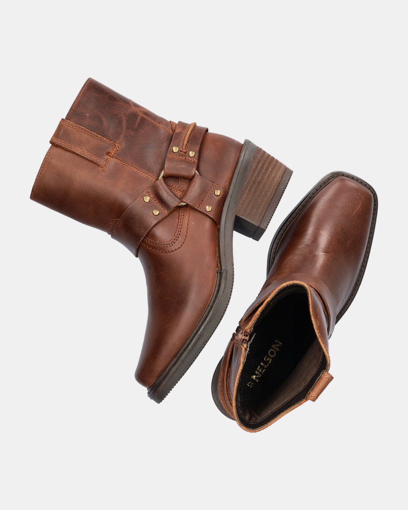 Nelson Bikerboots  - cognac