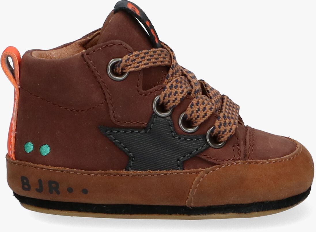BUNNIESJR bruine bunniesjr lage sneakers zilke zacht