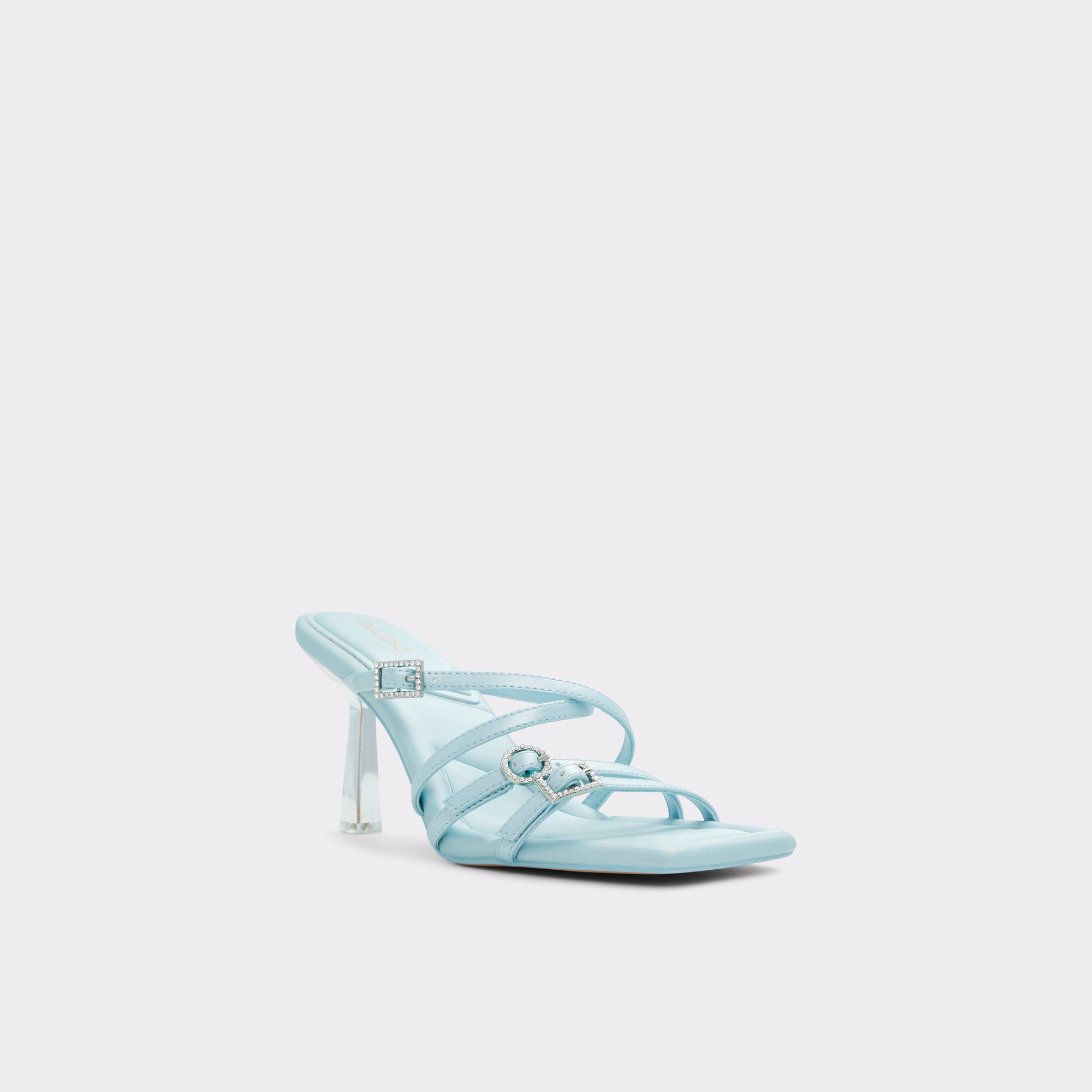 Eriasien Blue Women Mule Shoes