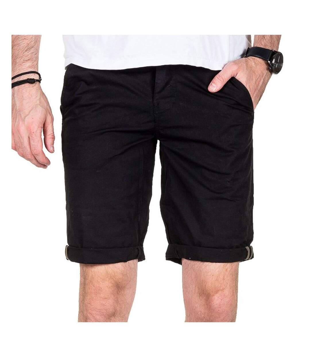Short Noir Teddy Smith Sailor Chino