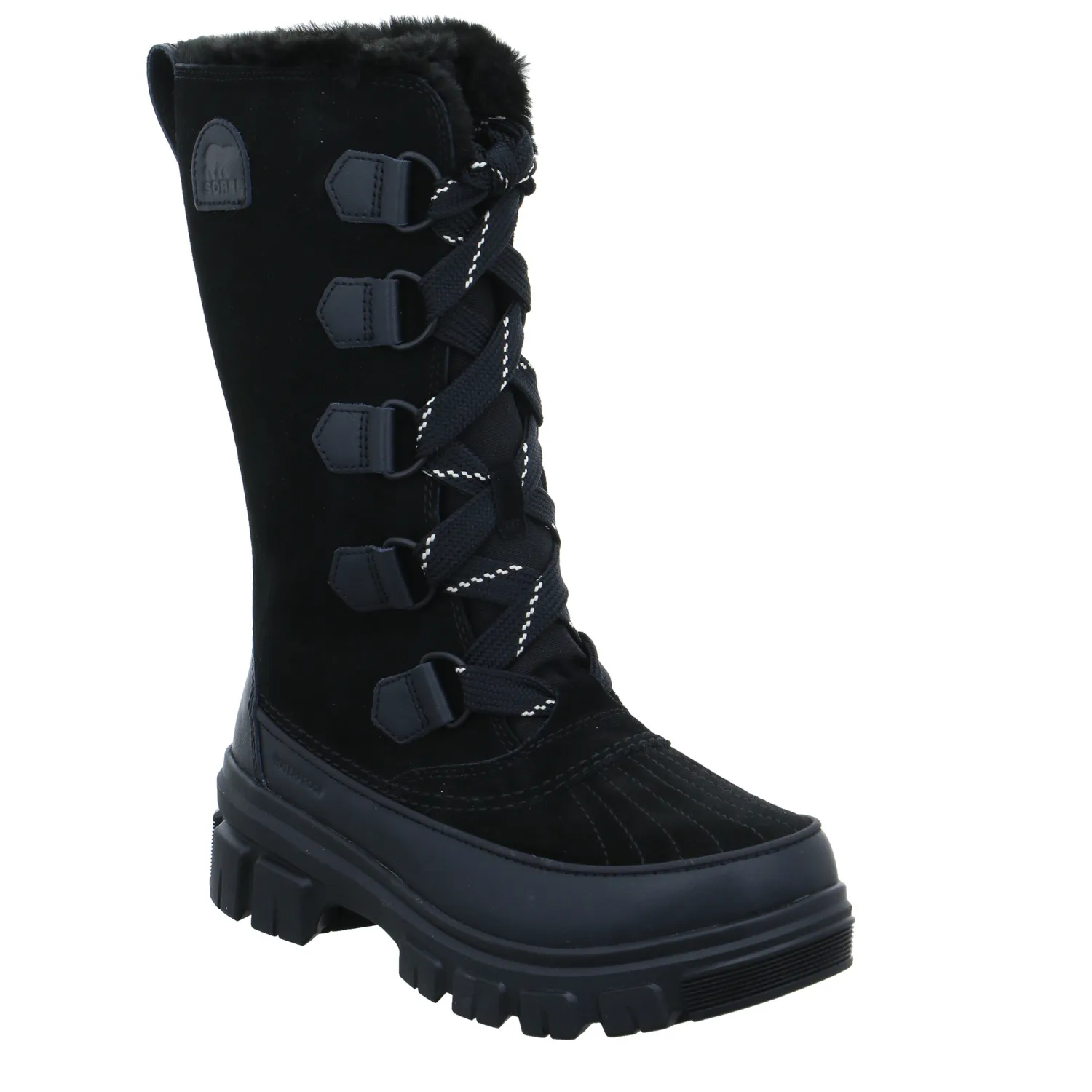 SOREL Snowboot Schwarz Leder  Wasserdicht