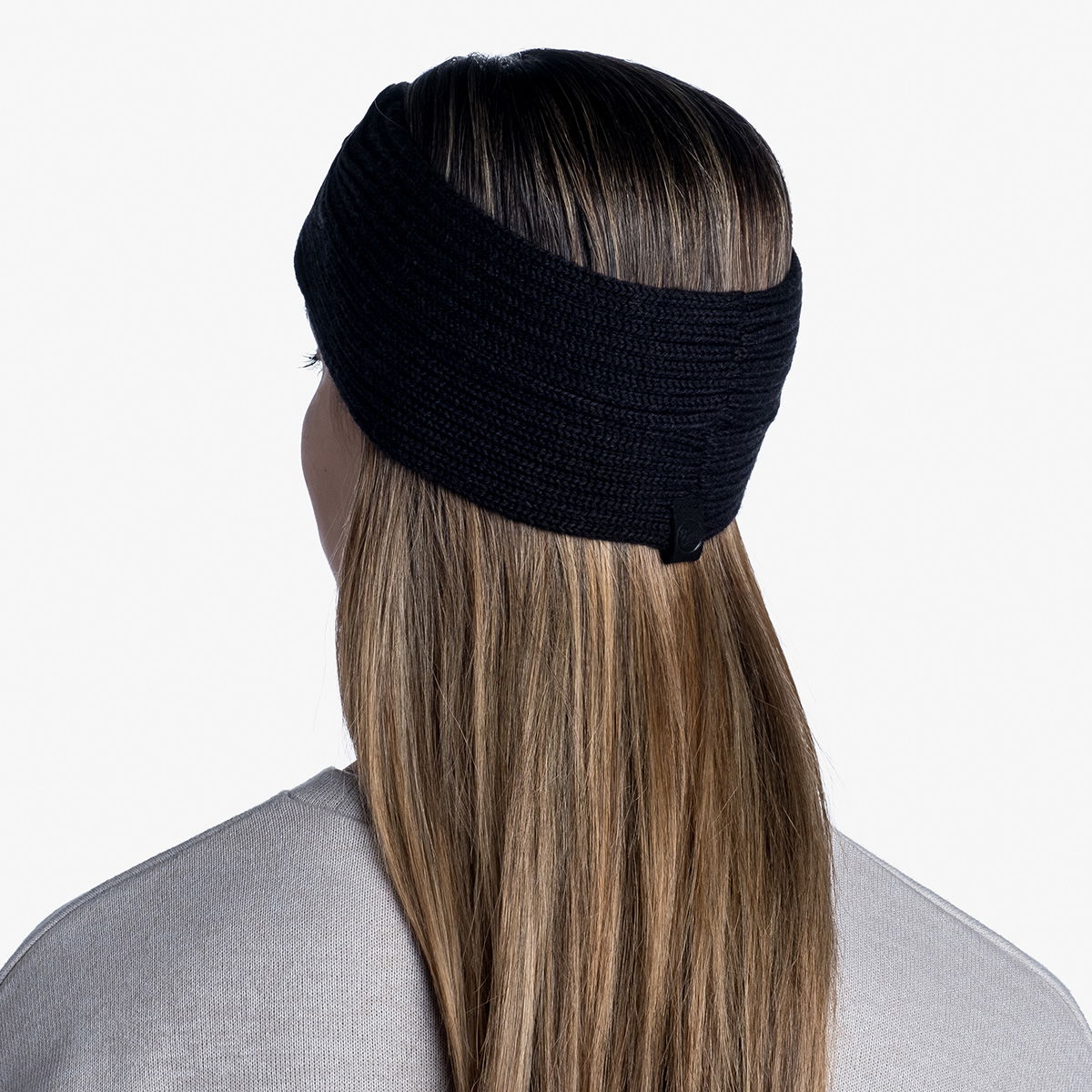 Buff Norval Knitted Headband (Graphite)