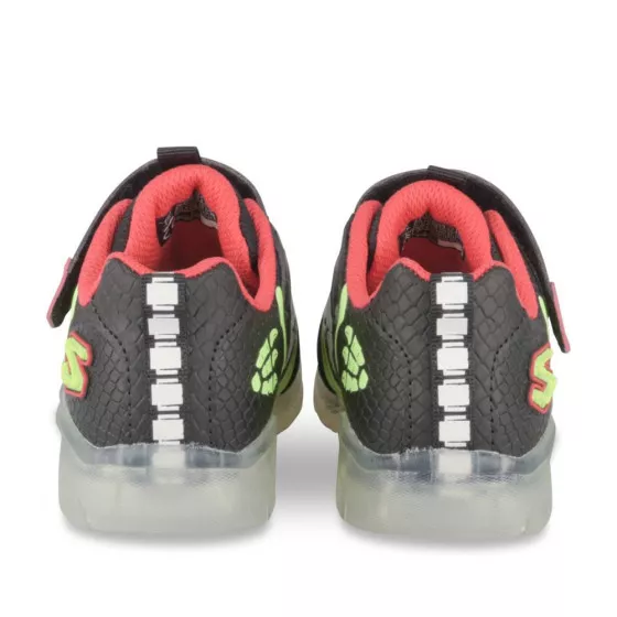 Baskets NOIR SKECHERS Illumi-Brights Dino-Glo