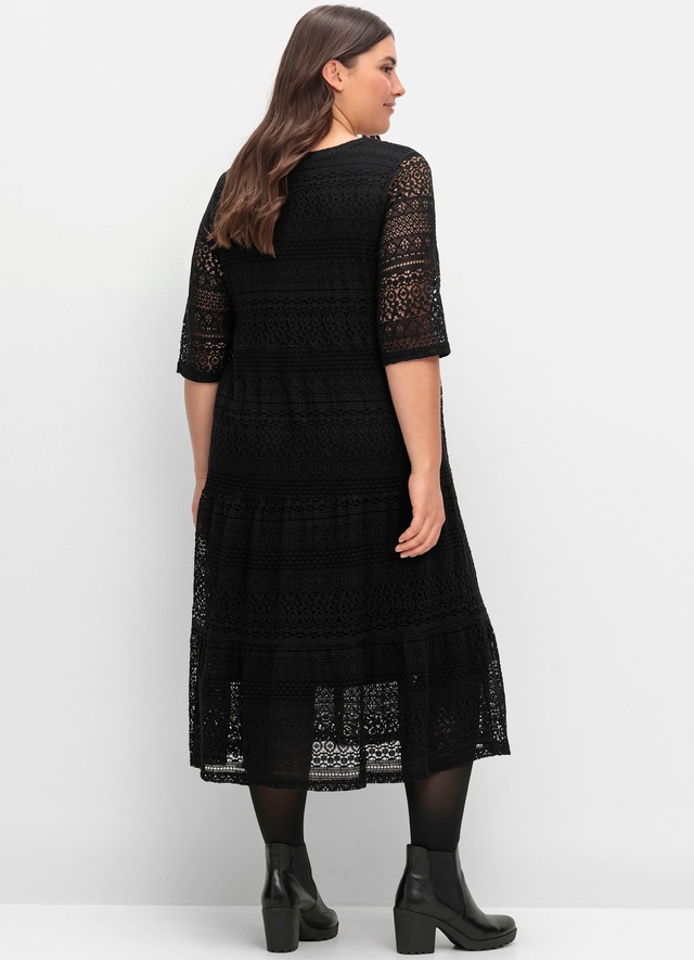 Sheego Spitzenkleid »Spitzenkleid«
