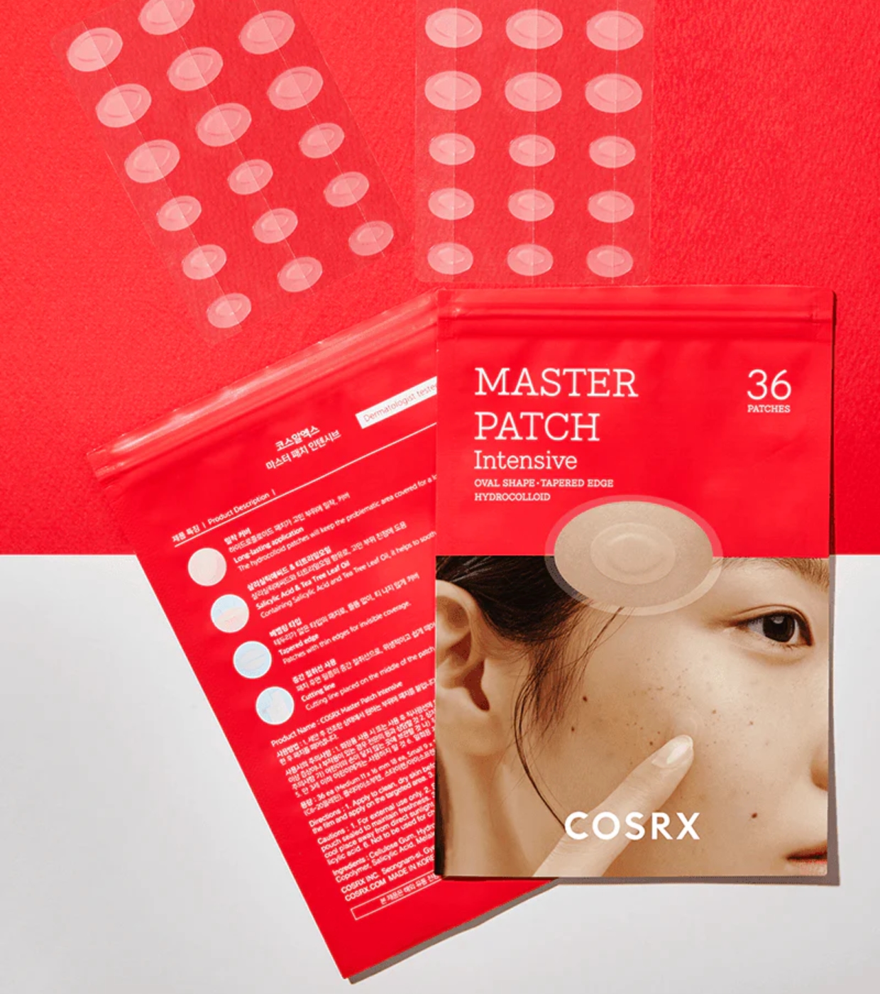 COSRX - Manchas para manchas Master Patch Intensive - 36 unidades
