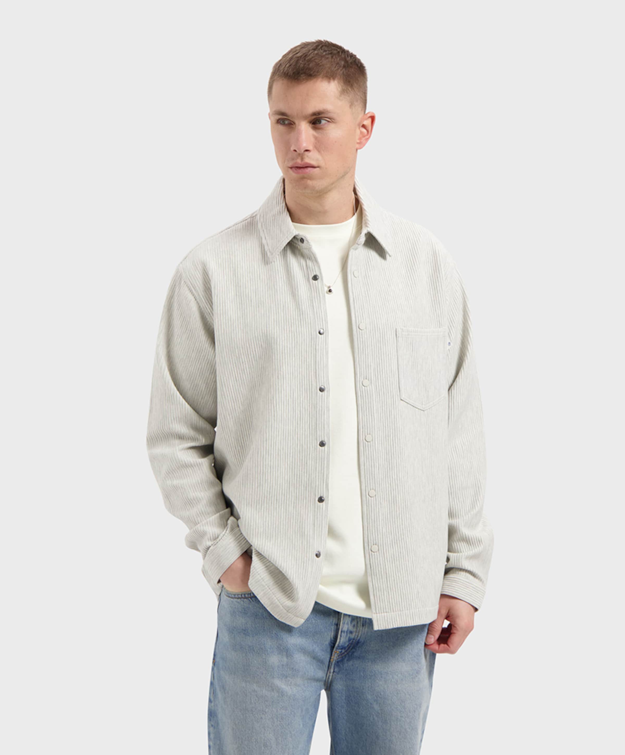 Law of the Sea Heren overshirt beige
