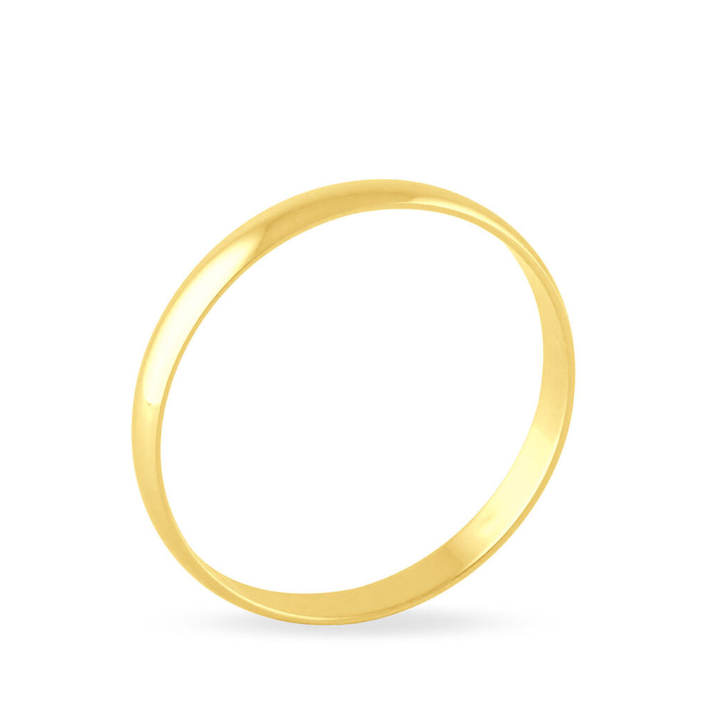 Alliance Meredithe Demi Jonc Classique Or Jaune