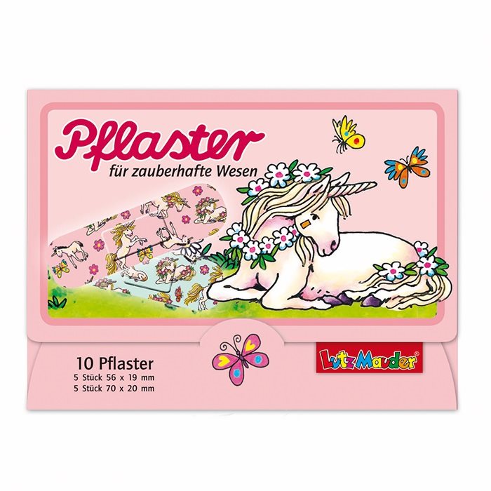 LUTZ MAUDER Kinderpflaster<br>10 Stück, Einhorn
