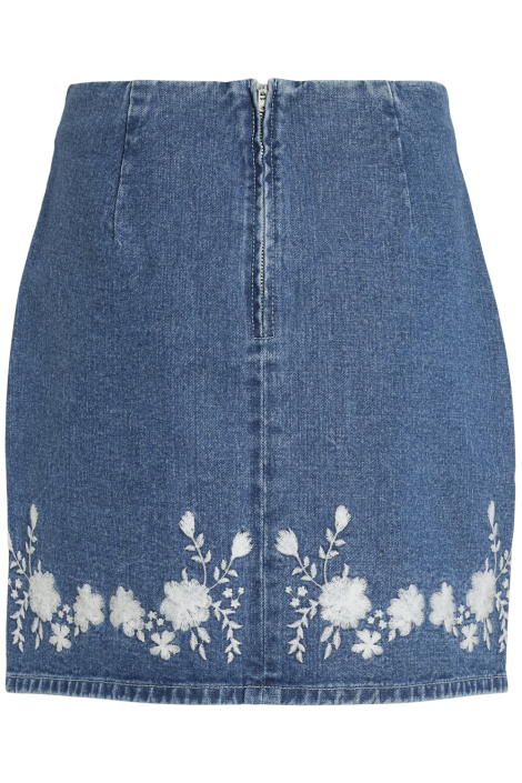 Vila blauwe dames rok