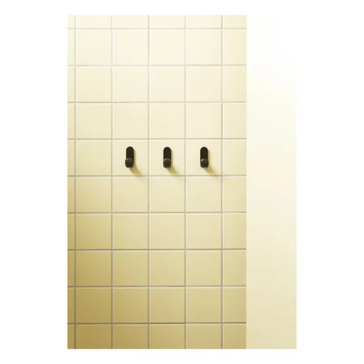 Normann Copenhagen Patère Curve mini - Set de 2 | Noir