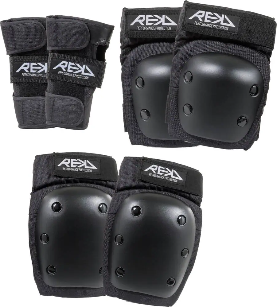 REKD Heavy Duty Beskyttelsessæt 3-Pak - Sæt | SkatePro