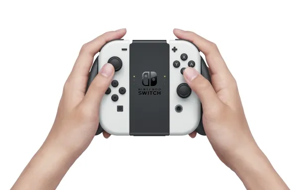 Nintendo | Switch V2 - Spilkonsol - Full HD - 32GB - sort | Inkl. 2 x Joy-Con (Neonrød/Neonblå)