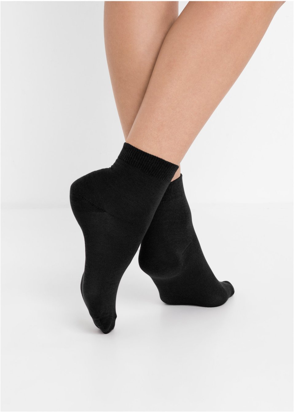 Lot de 10 paires de chaussettes courtes basiques avec coton