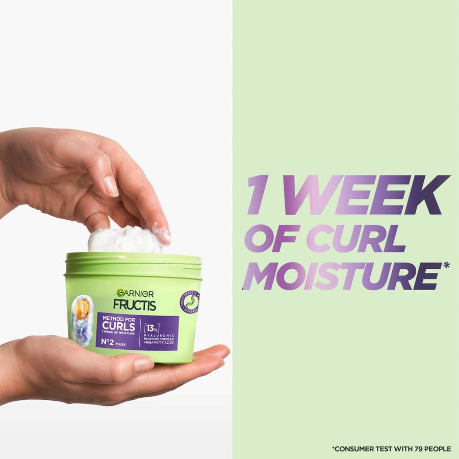 Garnier Fructis Method for Curls Moisturizing Hair Mask For Curly Hair 370ml