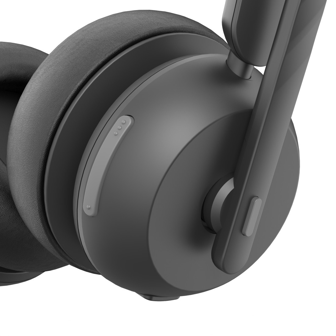 BT-800 Bluetooth 5.3 Kopfhörer Multipoint Over-Ear Office Headset mit Mikrofon und Ladestation (00139939) - Schwarz
