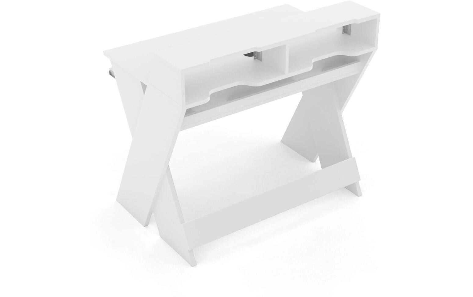 Studiotisch Sound Desk Compact Weiss<br>Kompakte Studio-Workstation im smarten Design für vielerlei Anwendungen