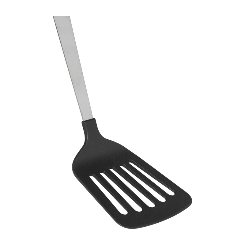 Spatel met sleuf London - zilverkleurig - 31 cm
