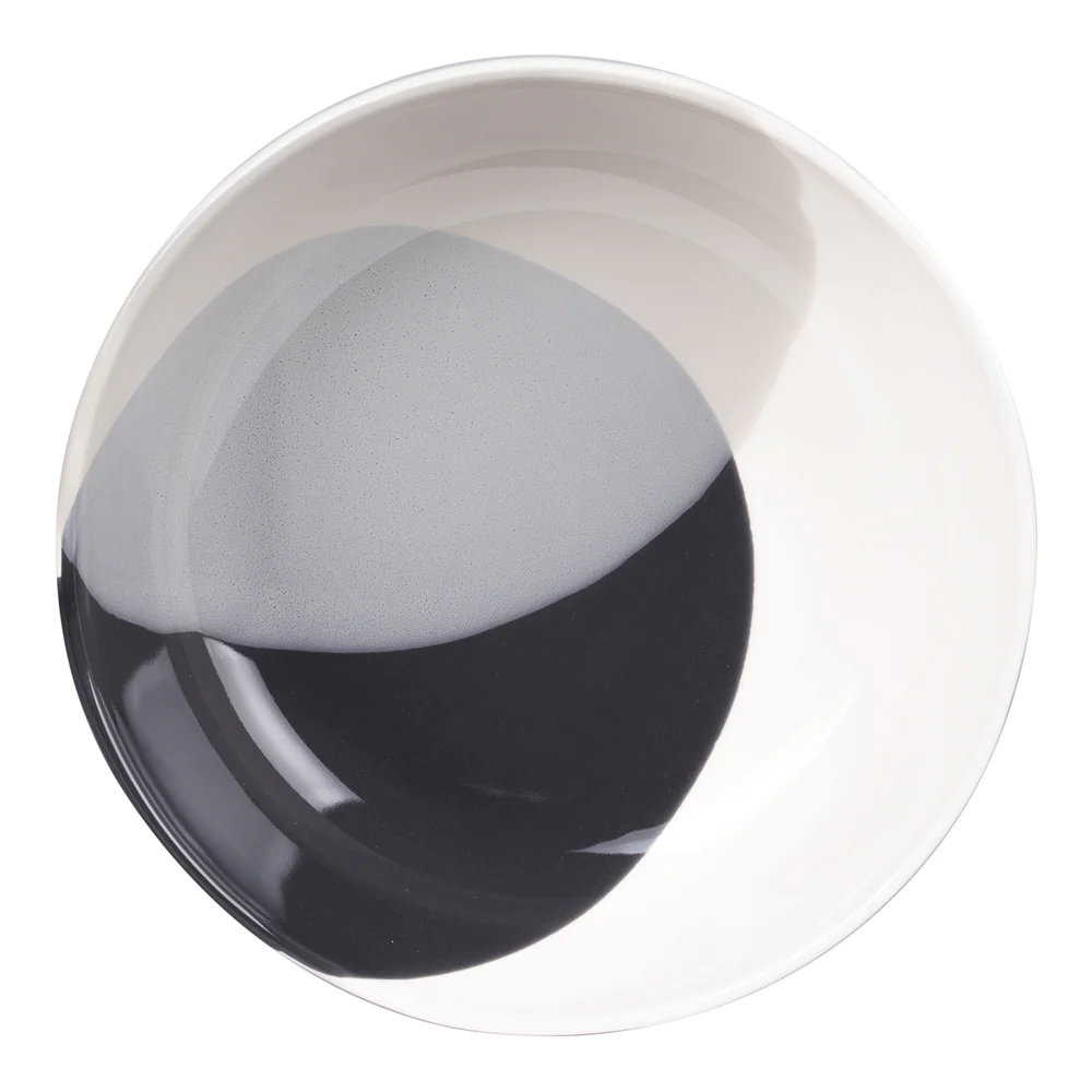 Assiette à pâtes Arty 21 cm noir (lot de 6) Table passion