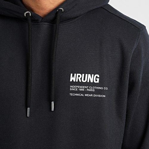 Sweat Capuche Independent Noir Blanc