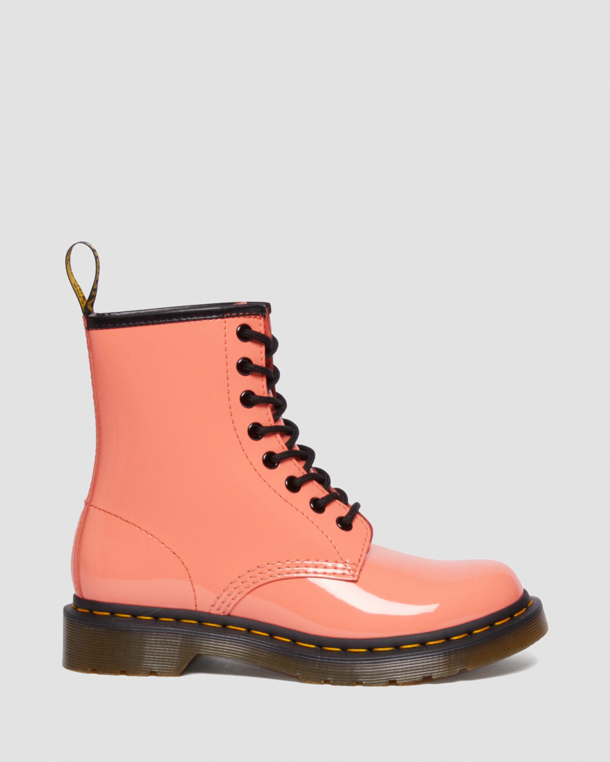 1460 Women's Patent Leather Lace Up Boots