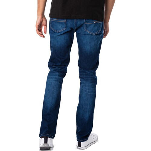 Tommy Jeans - Vaqueros Rectos Rectos Ryan Azul