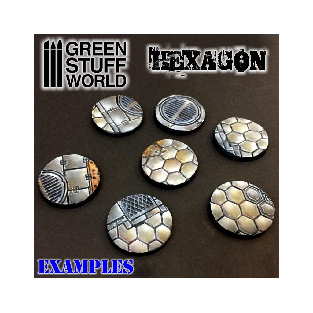 Rouleau texturé - Hexagones