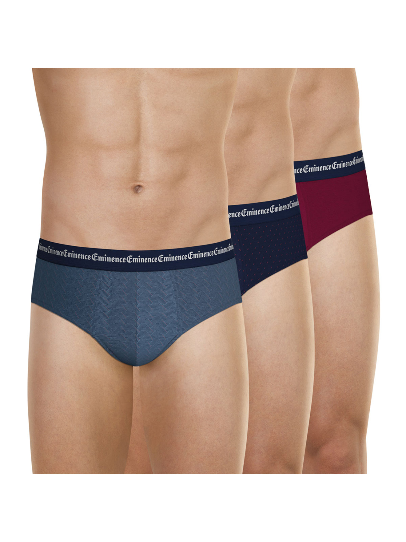 Lot de 3 slips Business Print