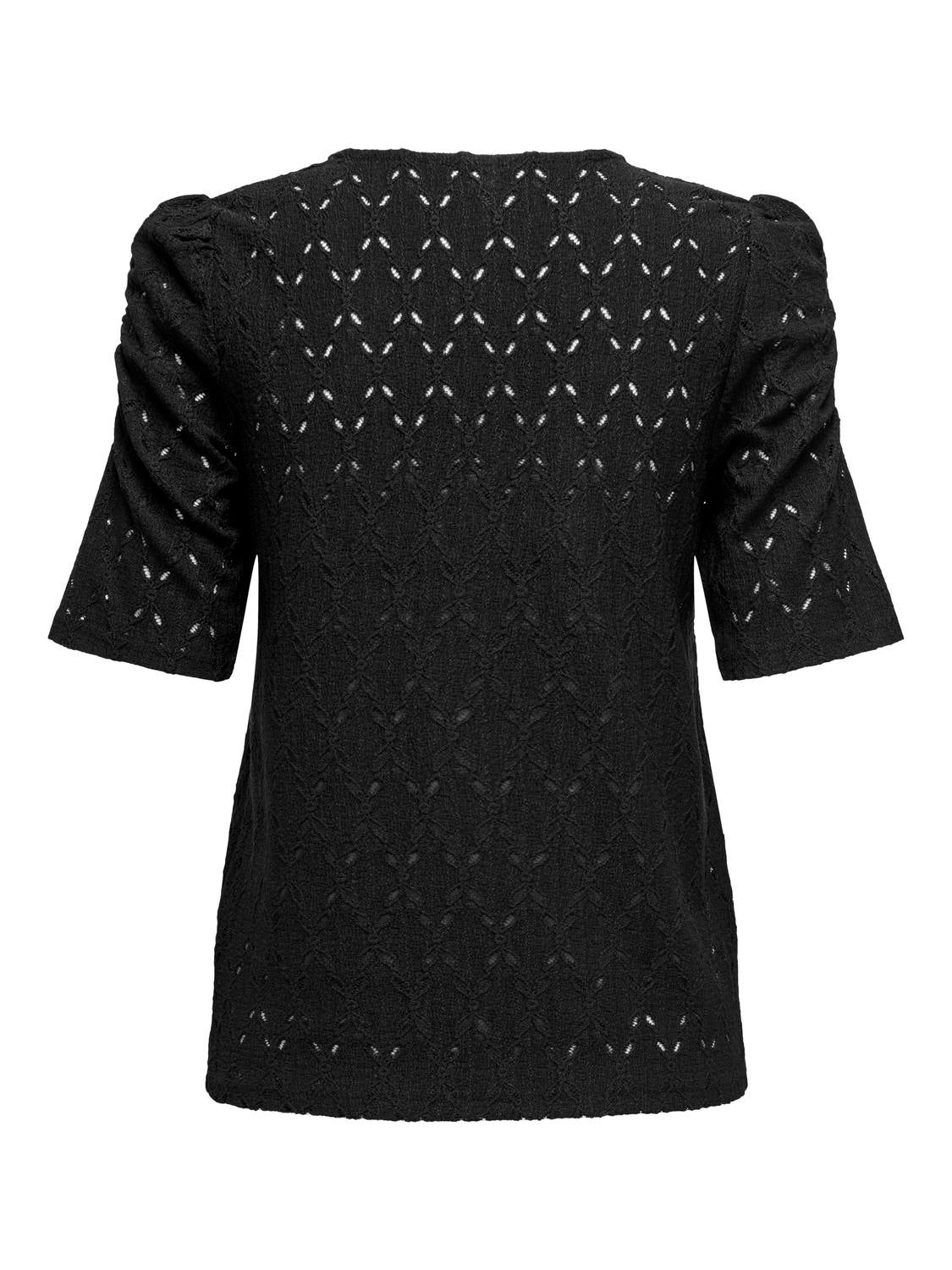ONLROSA Top Black