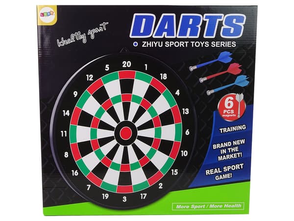 Dart Board with Magnetic Darts 6 pieces