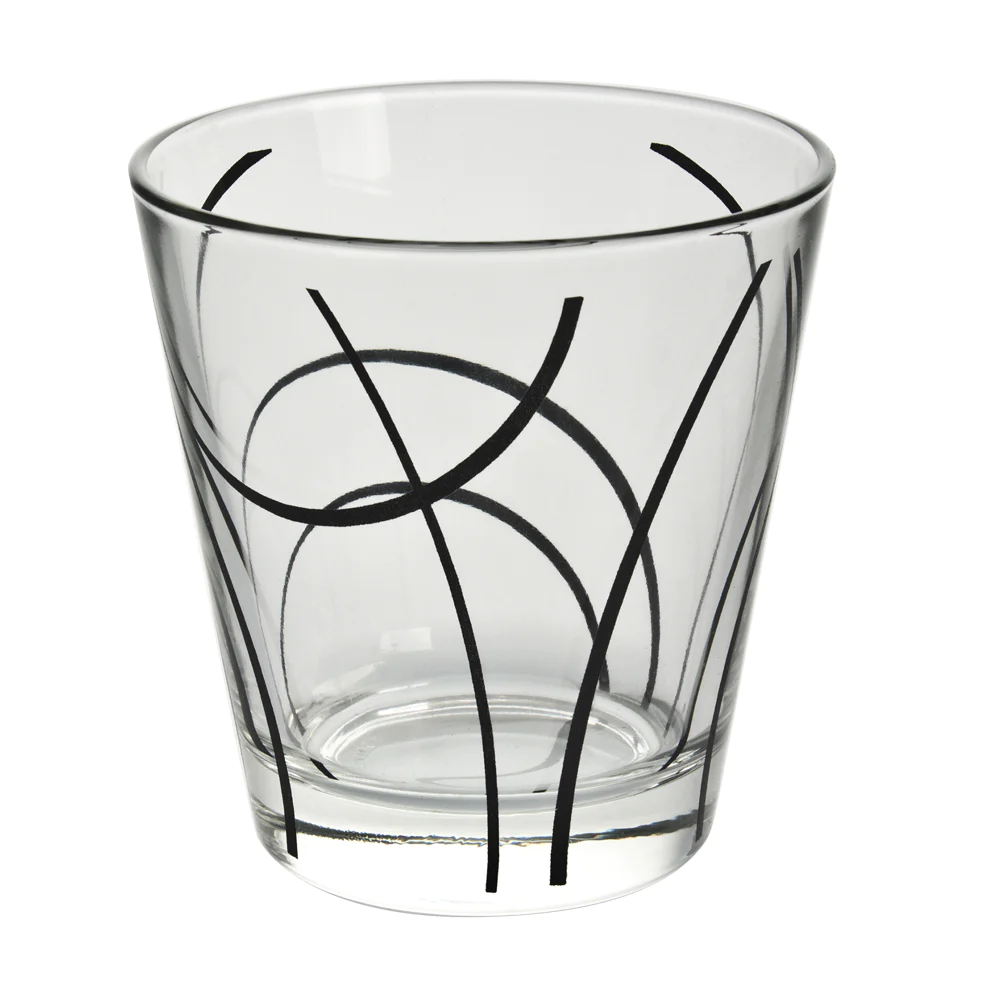 Gobelet Infinity 27 cl noir (lot de 6) Table passion