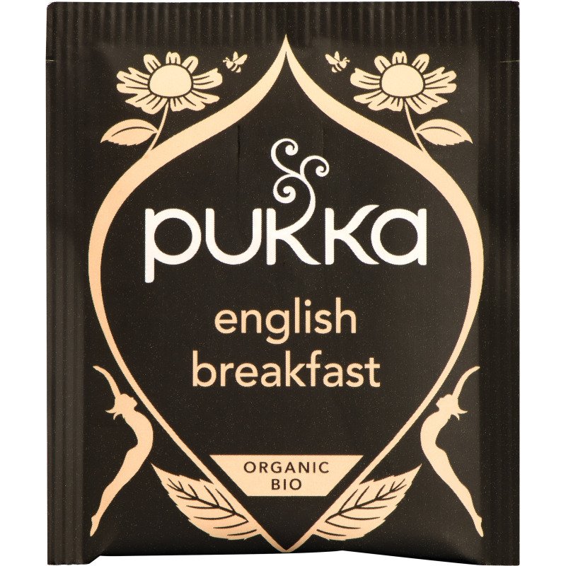 Thé noir English breakfast Bio Pukka - Boîte de 20 sachets