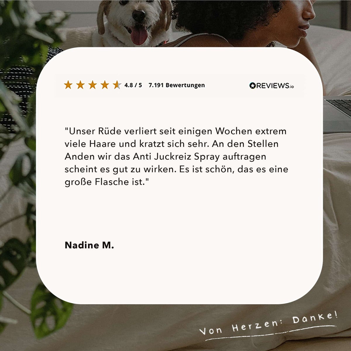 ALPHAZOO Brandblusser Anti-Jeuk Spray 200ml voor Honden en Katten | Zacht verzachtend voor Vacht en Huid