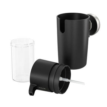 Tiger zeepdispenser Cooper 175 ml Zwart / RVS geborsteld