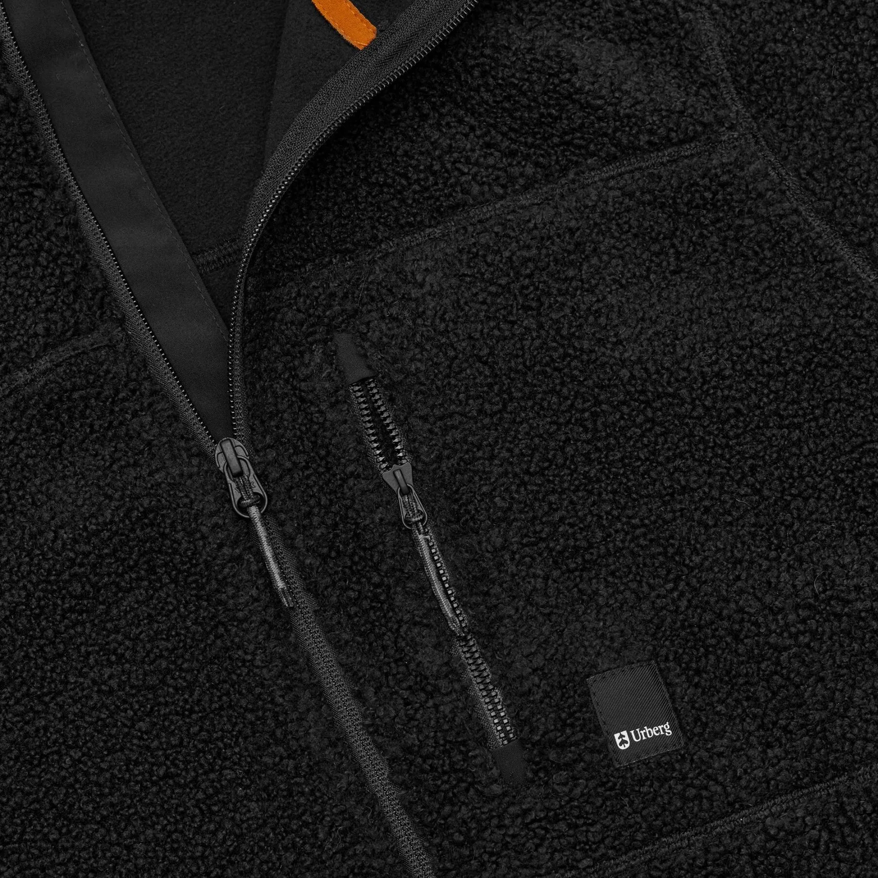 Urberg Pile Hoodie Men Black Beauty