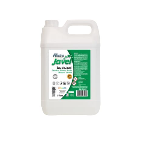 Eau de javel à 2,6% de chlore actif Nectra bidon de 5L