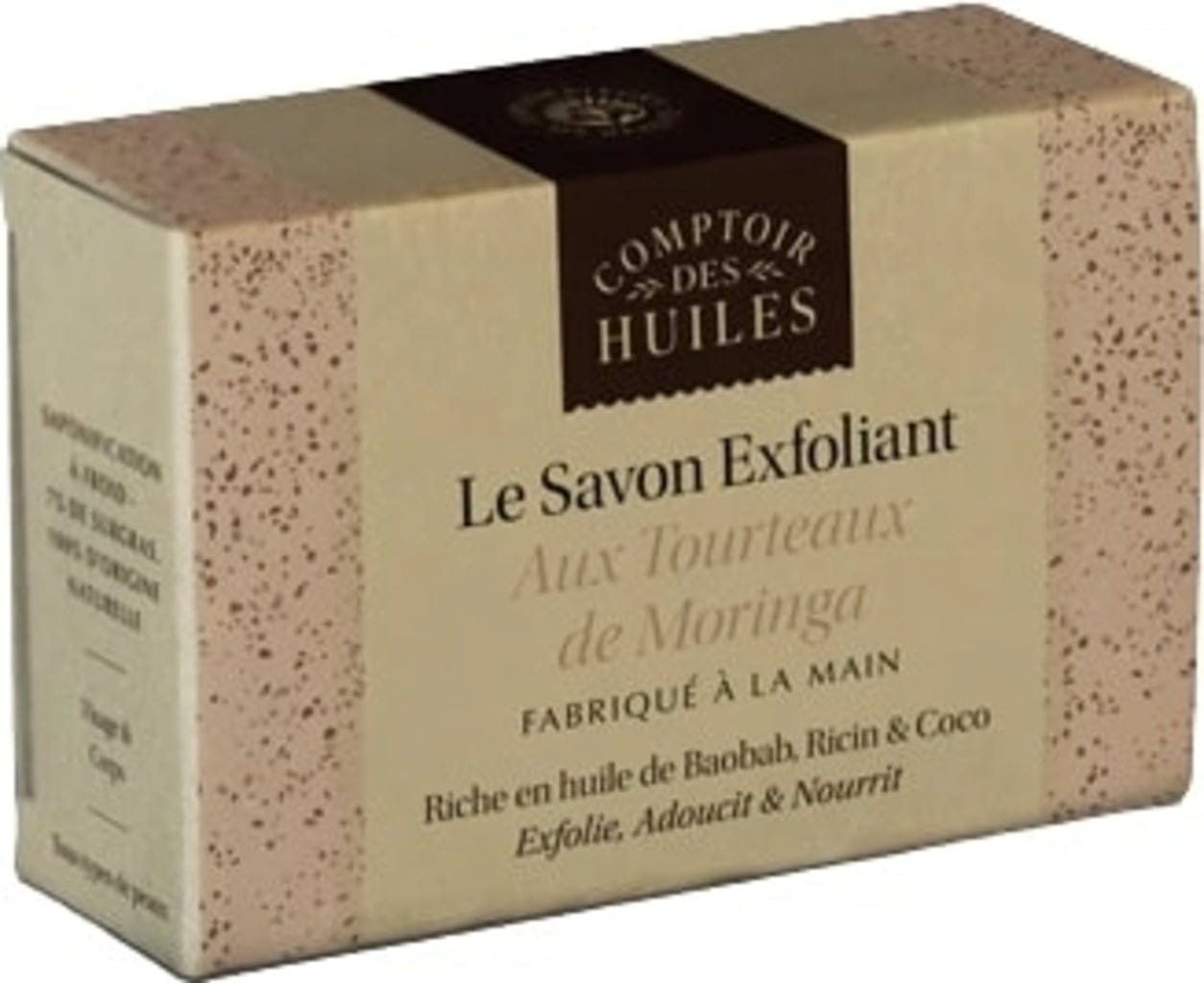 Comptoir des Huiles  Peelingseife Moringa-Presskuchen, 100 g