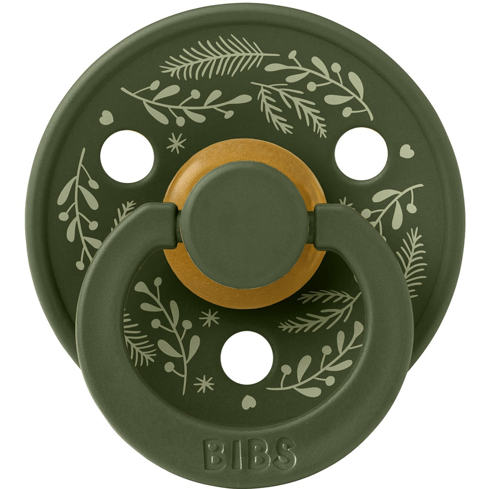 Køb Bibs Sage/Hunter Green Sut Colour Holiday Leaf 2-Pak Latex