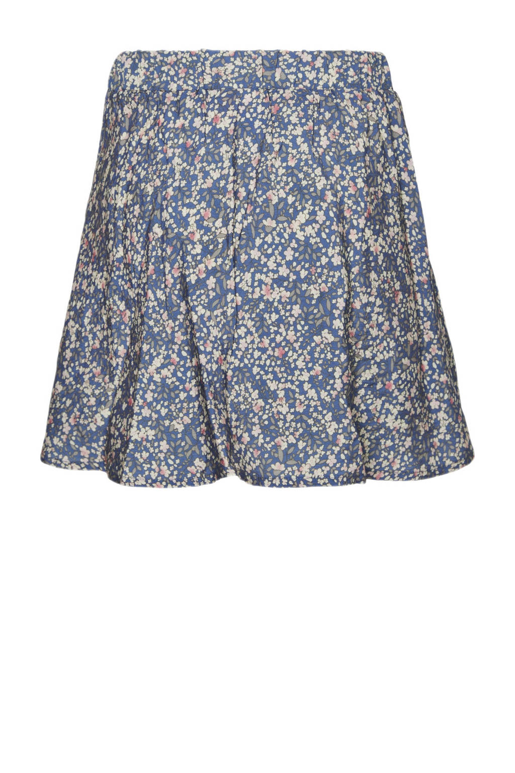 VERO MODA GIRL gebloemde rok VMIRIS blauw/ecru/roze
