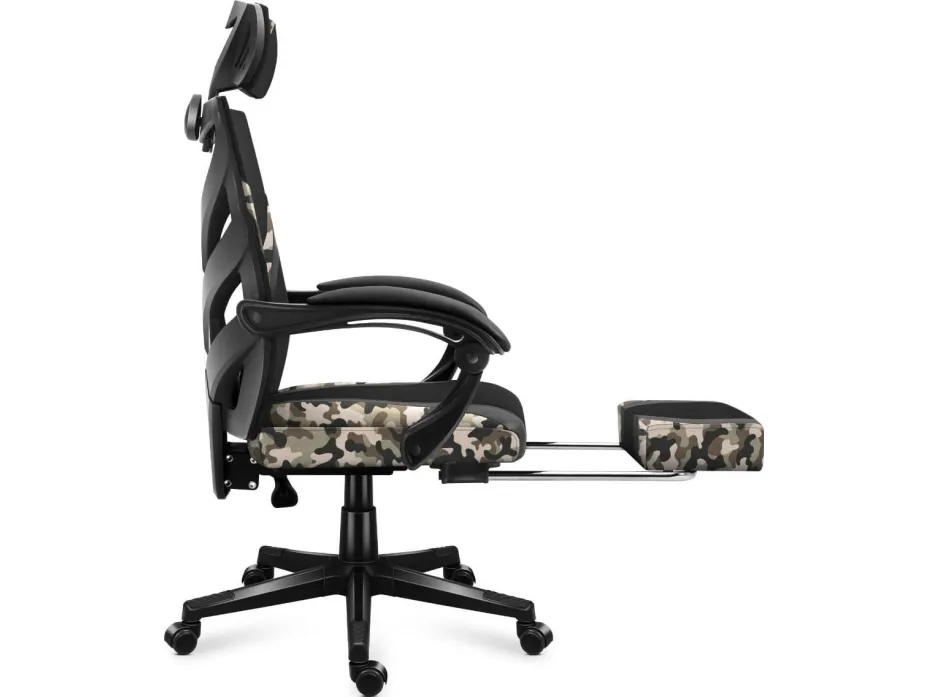 Huzaro Combat 5.0, PC gamingstol, 140 kg, Trådsæde, Ryglæn i net, PC, 610 x 610 mm