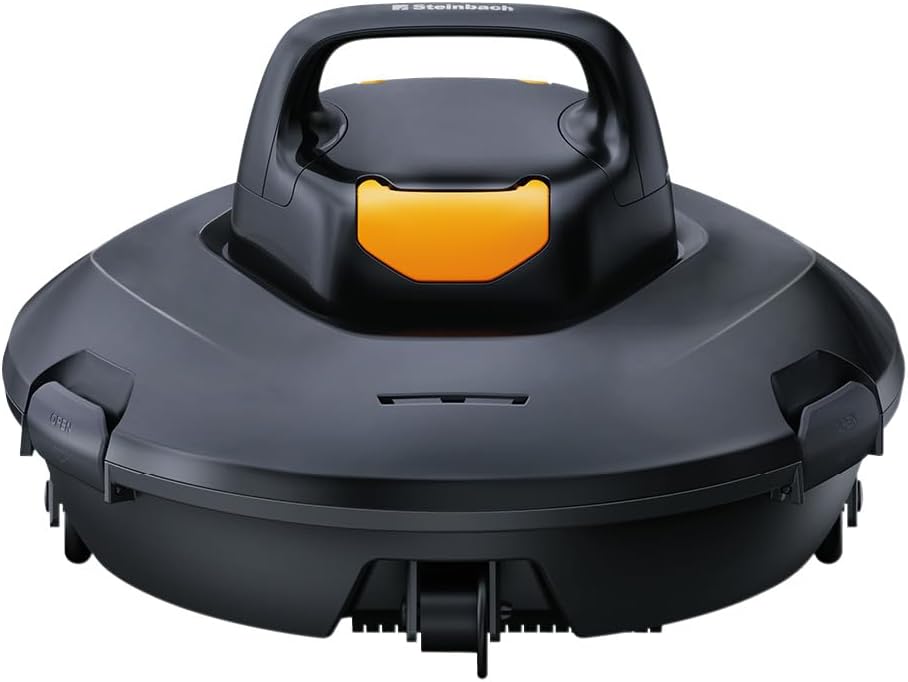 STEINBACH Poolrunner ONE RXB 150 – 061503Y – Kabelloser Bodensauger für Pools mit bis zu 15 m² Bodenfläche – Bis zu 110 Minuten Akkulaufzeit – Auch für Salzwasser geeignet
