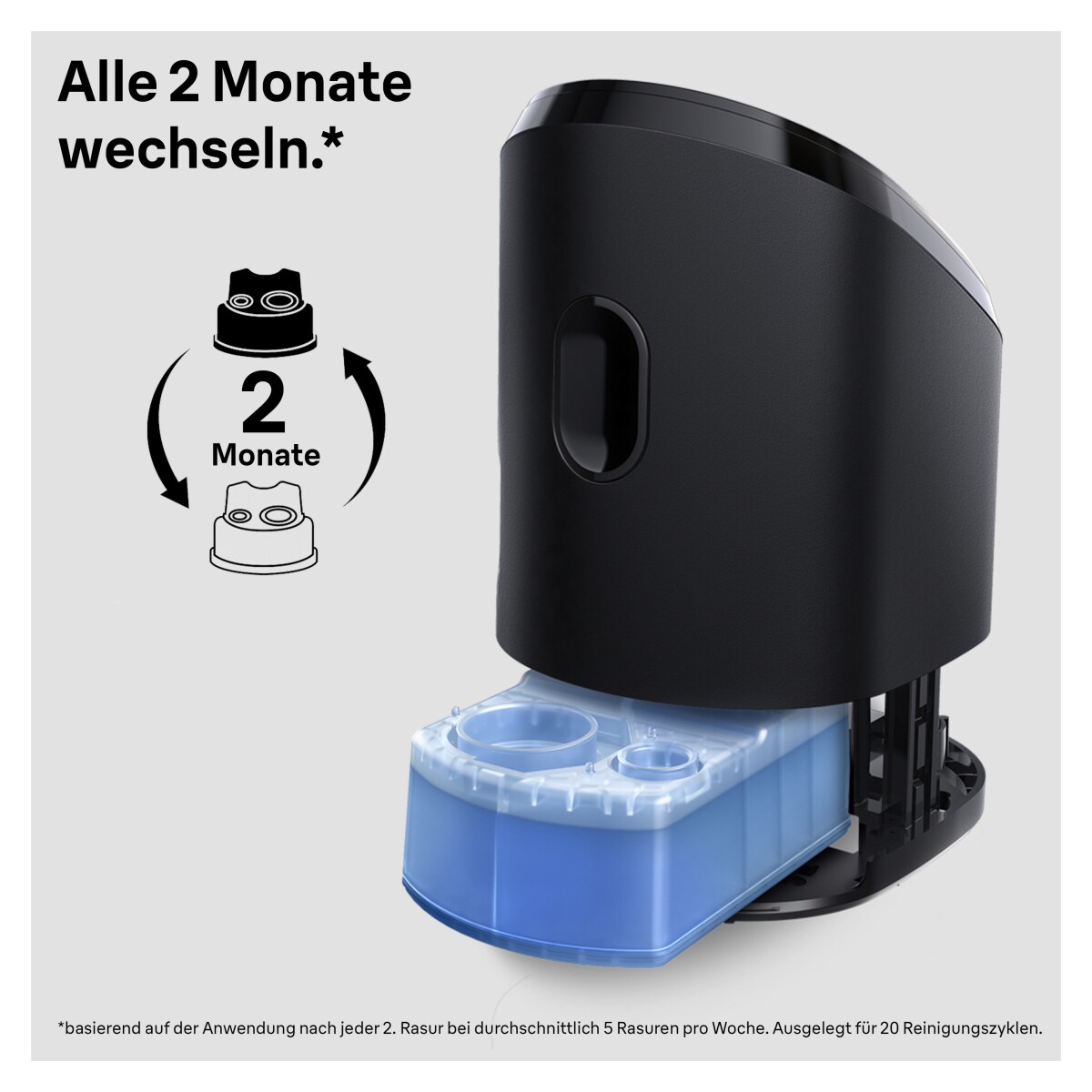 Braun Rasierer-Reinigungsstation Nachfüllkart. 6er
